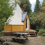 Prêt-à-camper/glamping nommé tipi disponible à la location au Camping du Domaine Lausanne